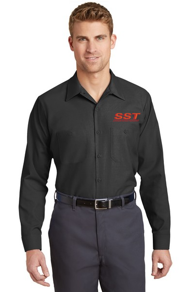SP14LONG Red Kap® TALL Size, Long Sleeve Industrial Work Shirt