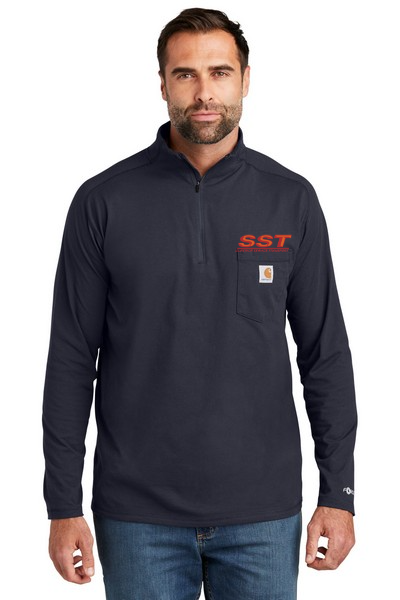 CT104255 Carhartt Force® 1/4-Zip Long Sleeve T-Shirt