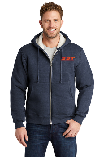 CS625 CornerStone® Heavyweight Sherpa-Lined Hooded Fleece Jacket