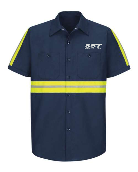 Red Kap - Enhanced Visibility Industrial Work Shirt - Tall Sizes - SP24T